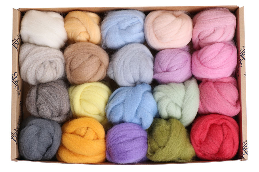 Fibre Sample Pack - Corriedale Light