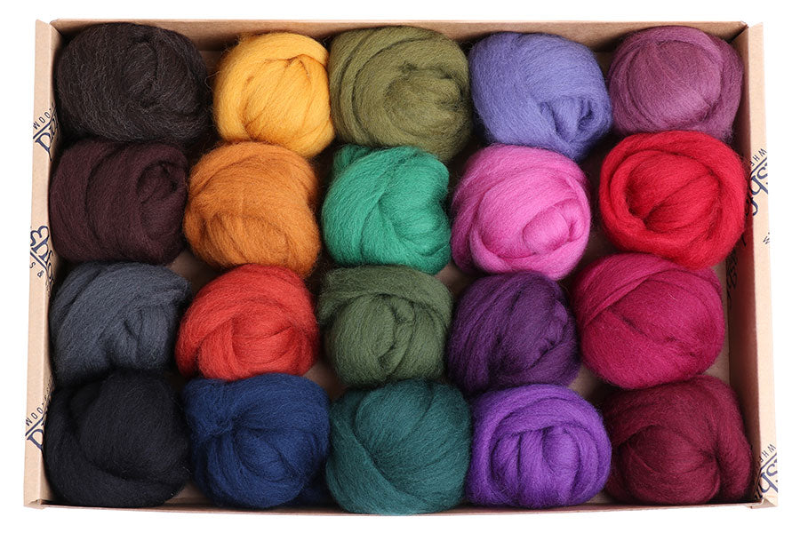Fibre Sample Pack - Corriedale Dark