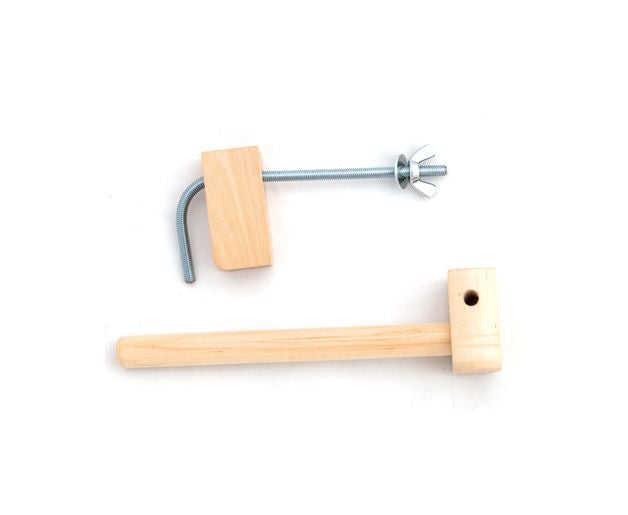 Cheville d'ourdissage et pince de serrage - Kromski