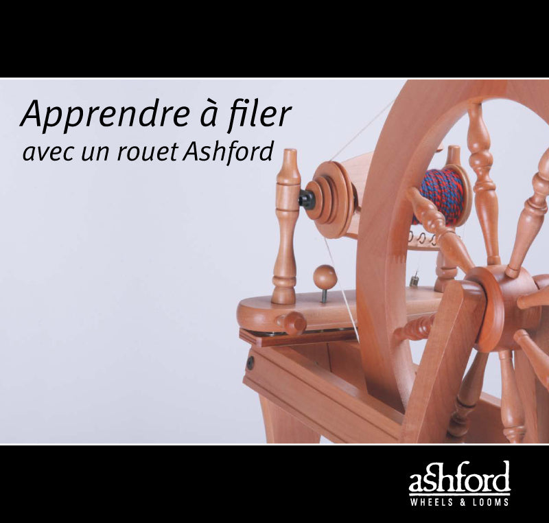 Apprendre à filer avec un rouet Ashford - Format numérique