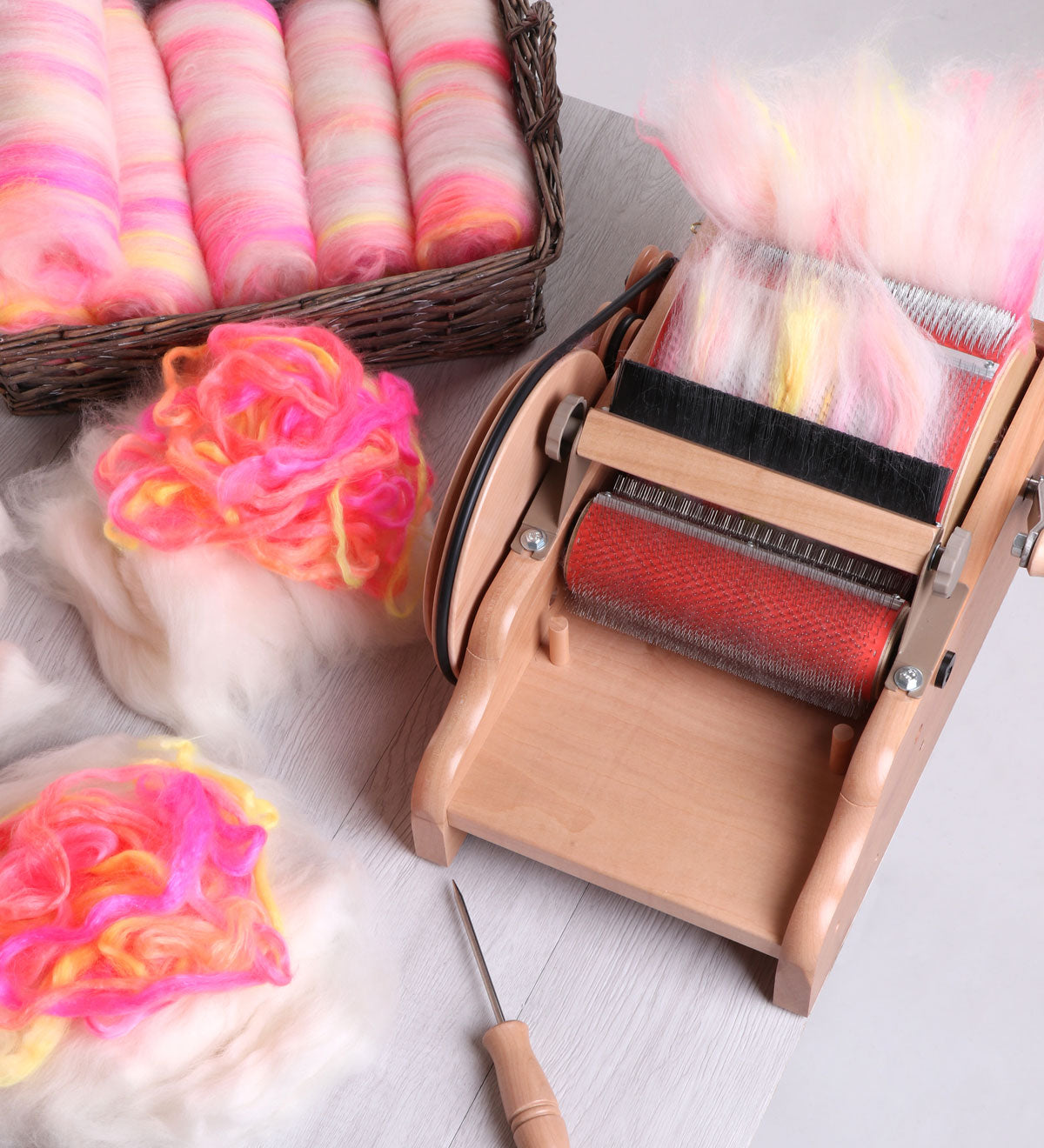 Drum Carder - 8" Super Fine